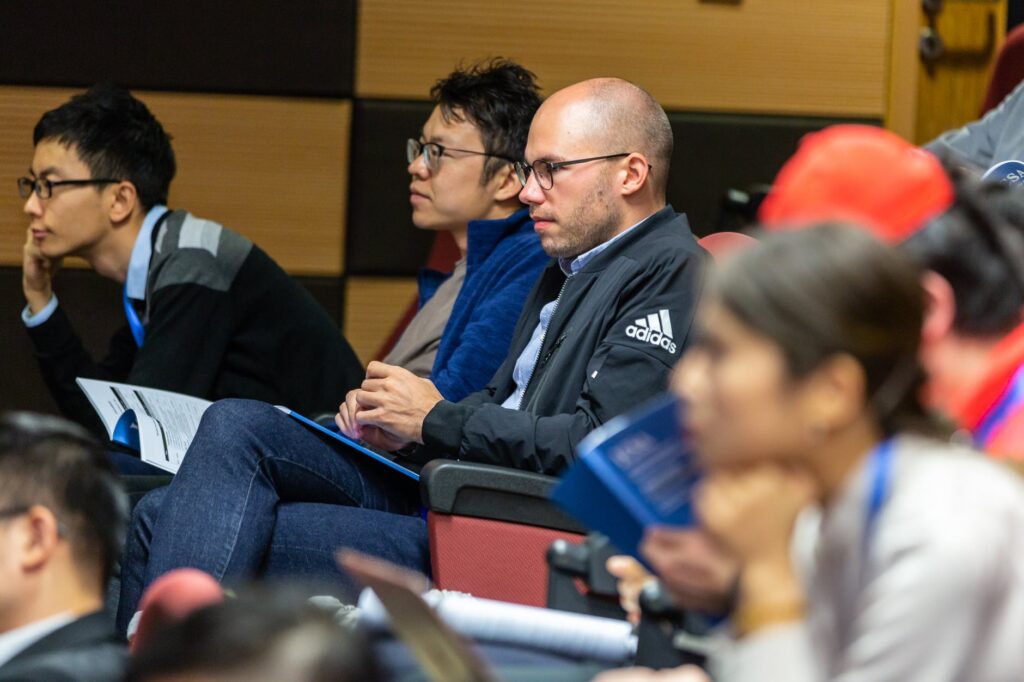 students sitting in a lecture